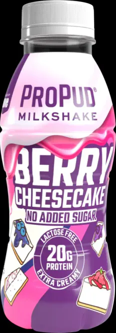 Huvudbild Propud Milkshake Berry Cheesecake