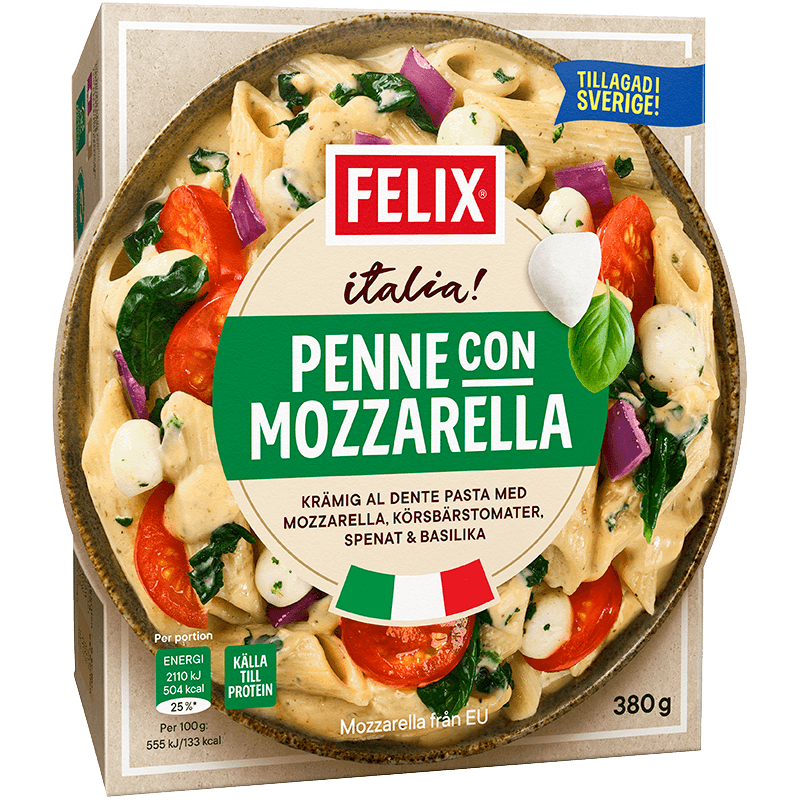 Felix Penne Con Mozzarella
